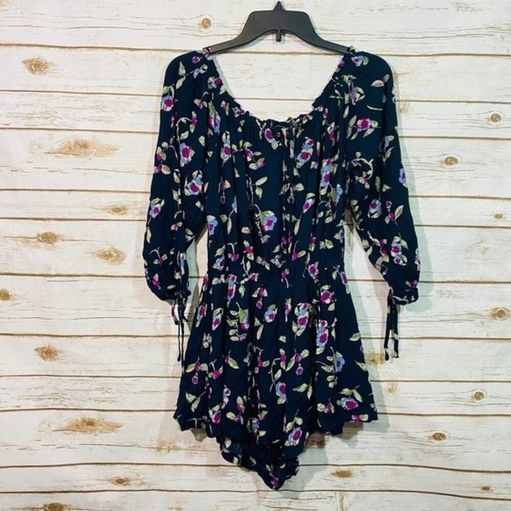 NWT Fashion Nova Women's High-low Floral Dress Size S Multi Round Neck